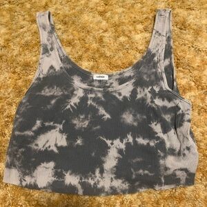 GARAGE Tie-Dye Crop Tank Top